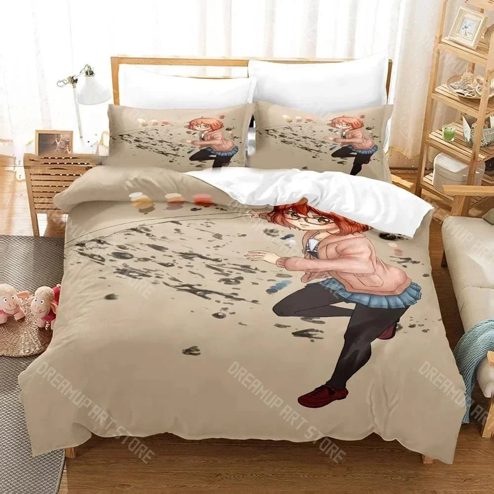 2026 3D Print Beyond The Boundary Bedding Set Pillowcase Duvet Cover Double Twin Full Queen King Adult Kids Bedclothes Quilt Cov