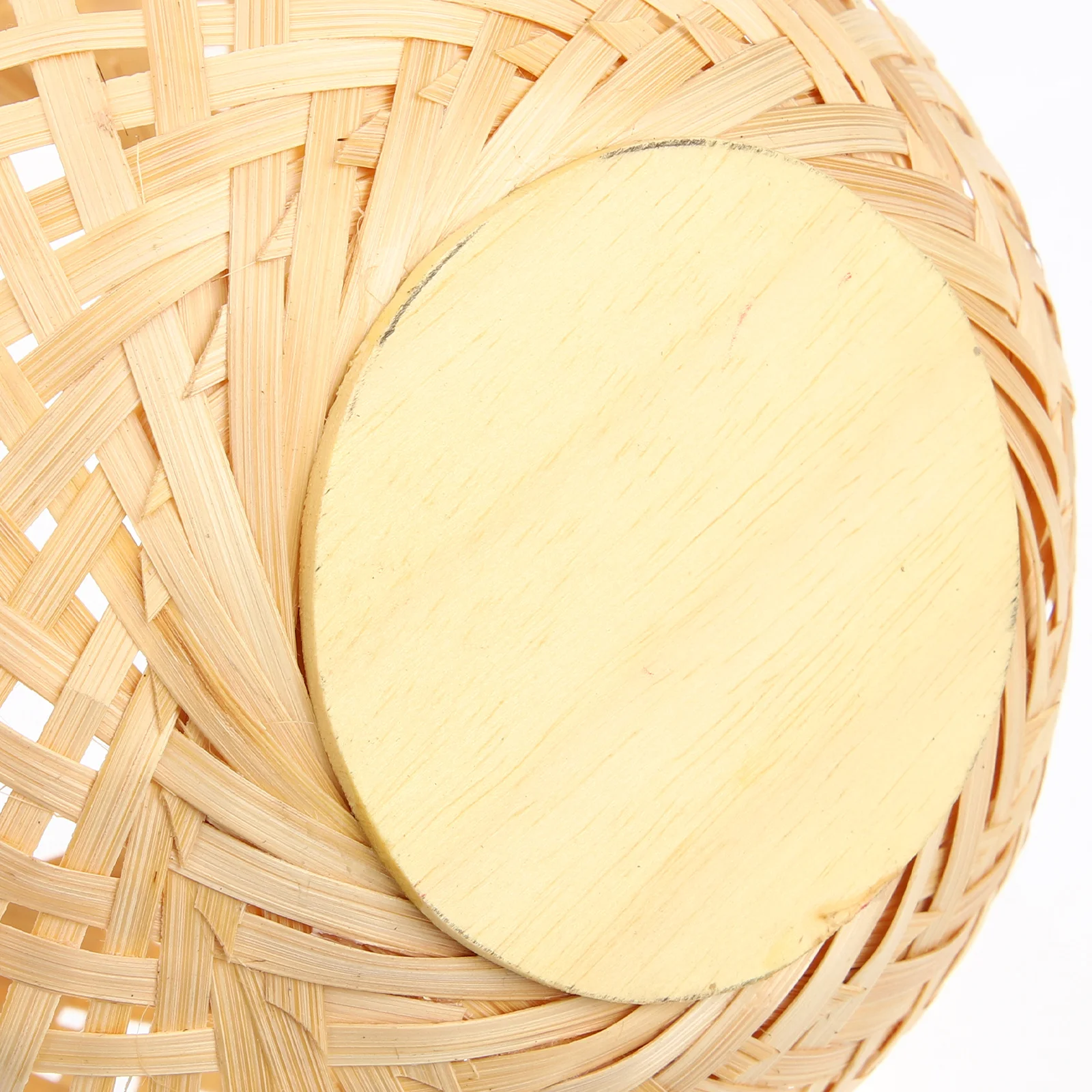 

Woven Bamboo Lampshade Ceiling Light Shade Handmade Pendant Lamp Cover Lightweight for Home Restaurant Cafe Light Shade