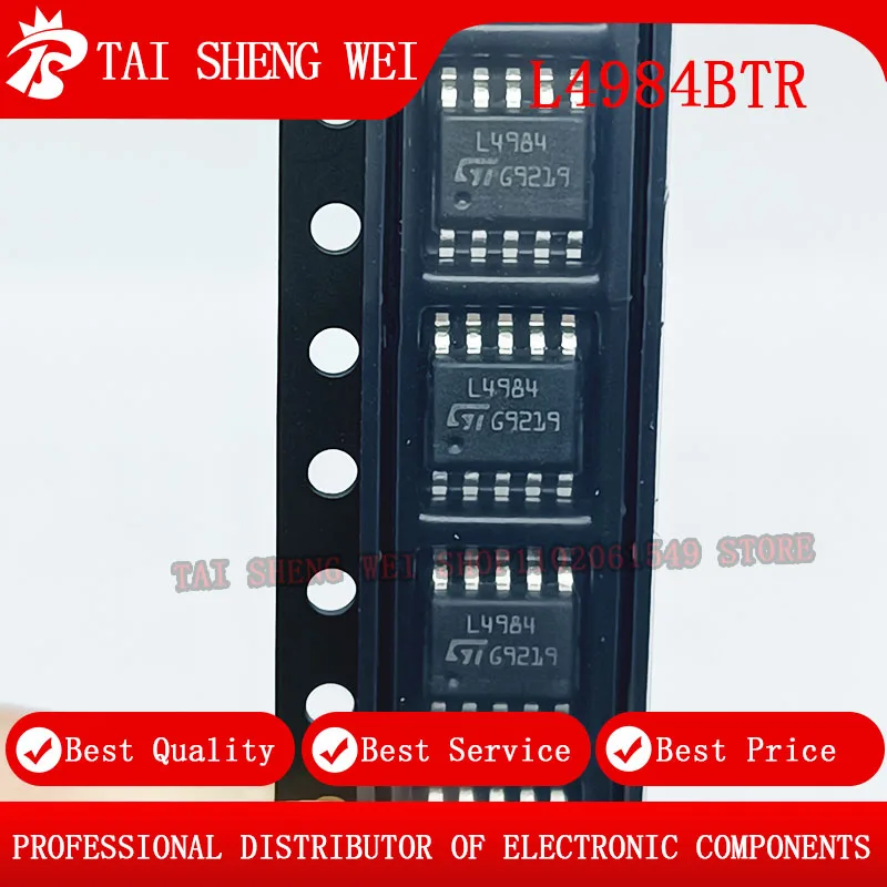 

2 шт. Совершенно новый чип управления питанием L4984DTR L4984 SSOP-10, новый оригинал.