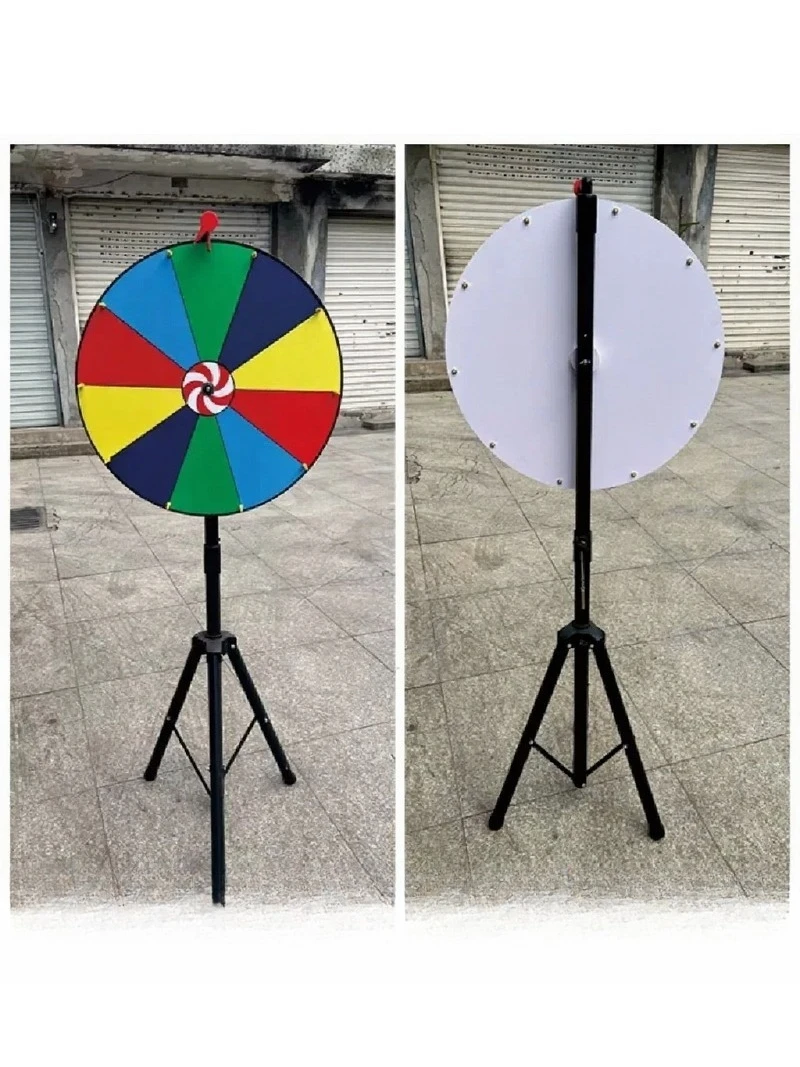 Lucky Draw Wheel Prop Game Activity Erasable Bracket Lottery Spinner