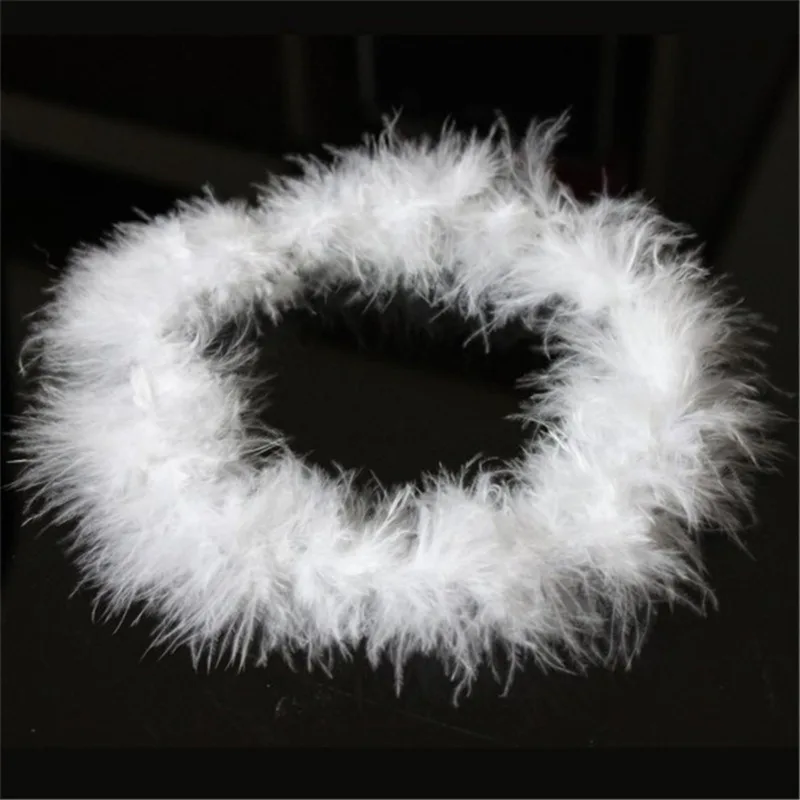 1 Set Lovely Baby Kids White Feather Angel Wings with Headband Headwear for Infant Newborn Birthday Party Costume Photo Prop