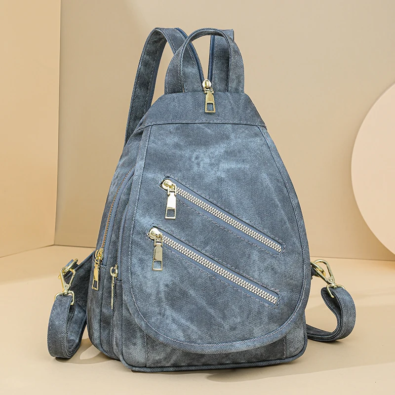 

New fashionable women's backpack, teenage girls' soft leather backpack, large capacity women's school shoulder bag