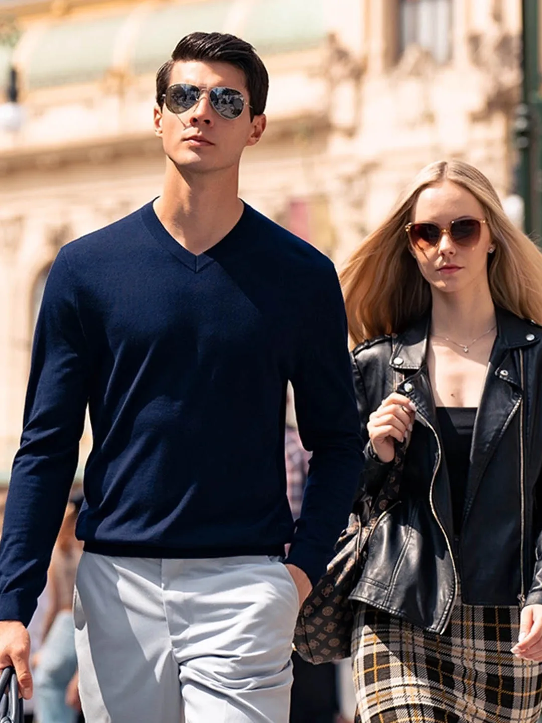 

Мужской вязаный свитер Briti Sle V-Ne Long Sve, теплый, мягкий, приятный к коже, для осени и зимы, повседневный базовый свитер из полиэстера...