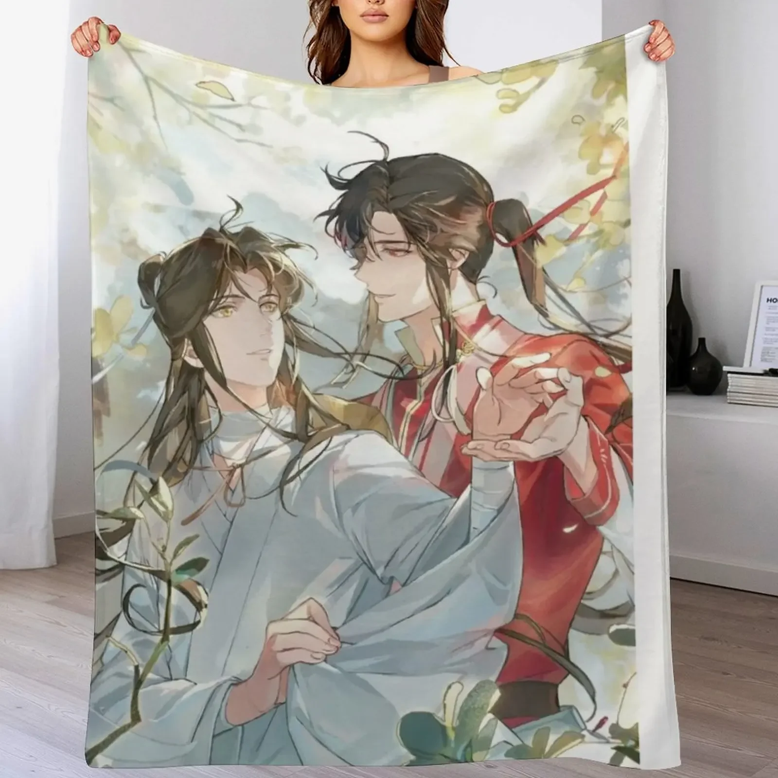 

New Hualian Throw Blanket Summer Beddings Flannels Comforter Nap Blankets