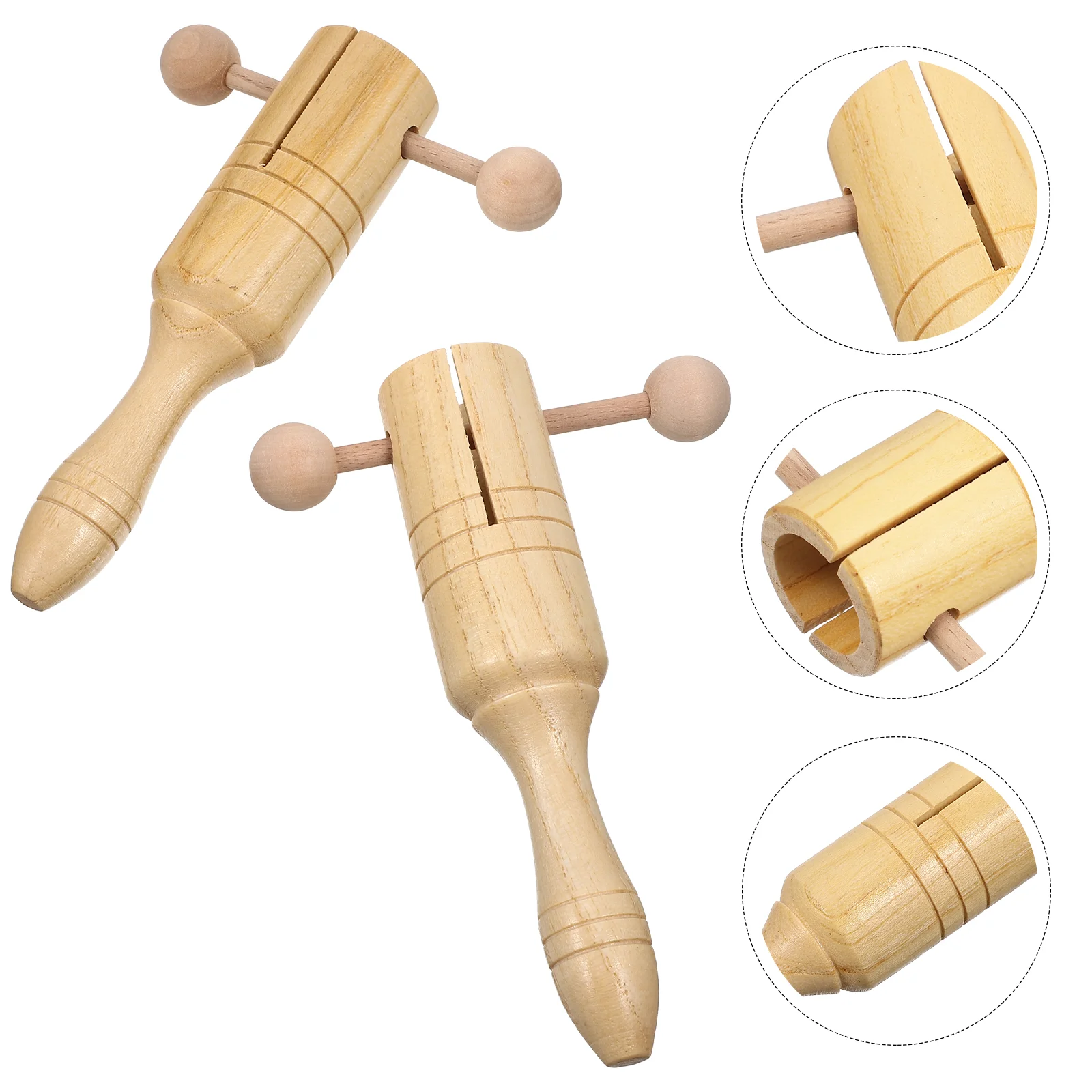 2 Pcs Shaker Baby Party Music Orff Chime Hand Bells for Adults Musical Instruments Child