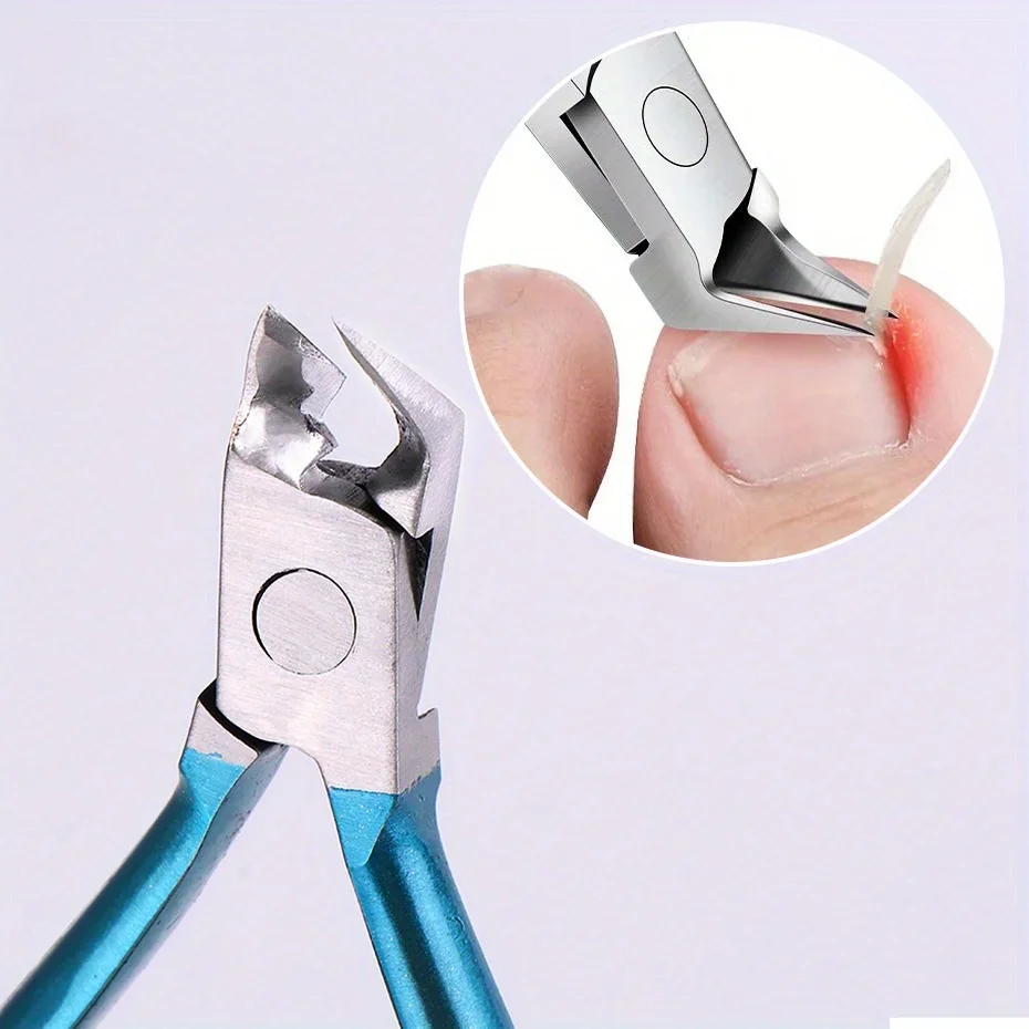 

Острое косые кусачки для ногтей инструмент для коррекции вросших ногтей и вросших ногтей плотный триммер для паронихии кутикулы Инструмент для педикюра и маникюра