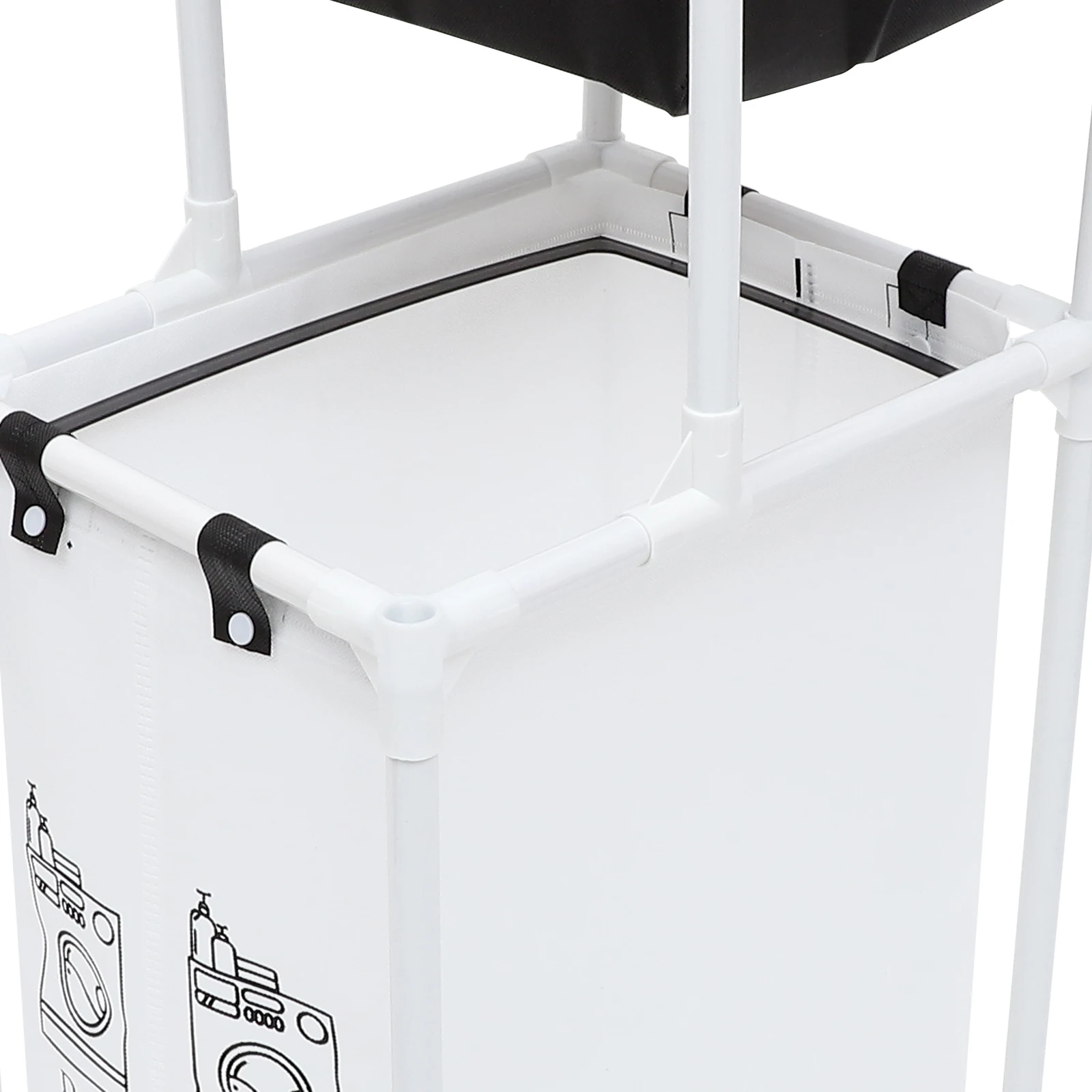 

Foldable Laundry Basket with Stand Large Capacity Thickened Clothes Hamper for Home Household Bathroom Dirty Clothes Basket