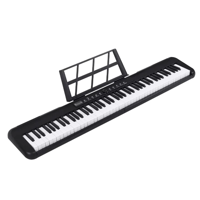 88 Keys Toy Piano Portable 88keys Piano Electronic Organ Keyboard Instrument for Children