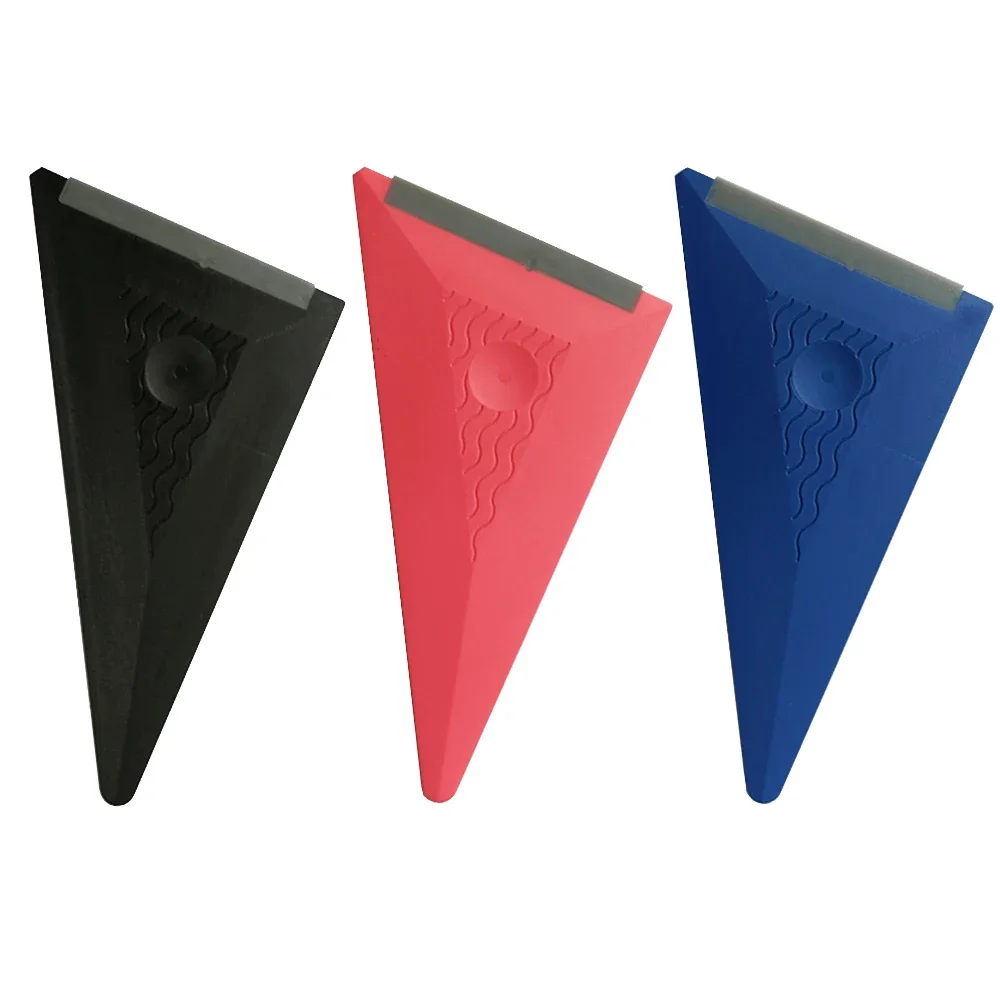 1PC Soft Silicone Car Wrap Squeegee Vinyl Carbon Fiber Wrapping Tool with Rubber Scraper for Window Tint & Sticker Removal