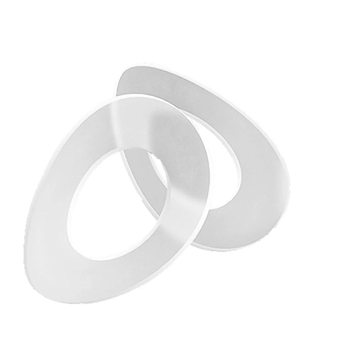 M3-M20 Soft PE Nylon Flat Washer Plastic Plane Spacer Gasket O Rings Insulation Washer Hardware Accessories