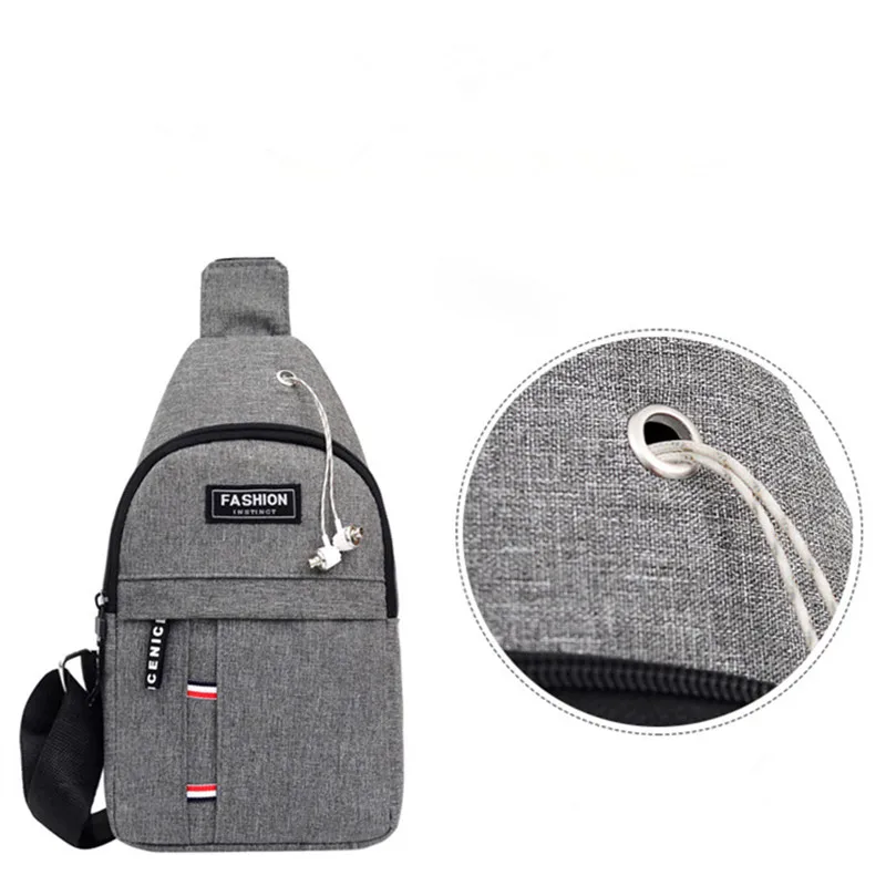 Korean Oxford Chest Bag Bags for Men Outdoor Cycling Single Shoulder Bag Sports Cross Body Bag Wallet Mmini IPAD Phone bag