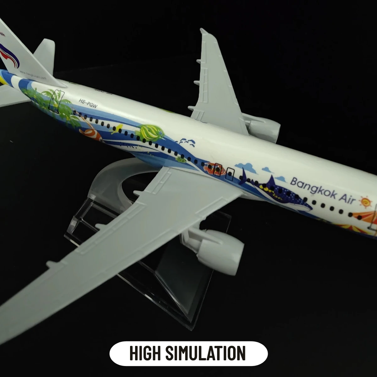 Scale 1:400 Metal Airplane Replica 15cm Thai Singapore Malaysia Asia Airlines Boeing Airbus Model Diecast Aircraft Miniature