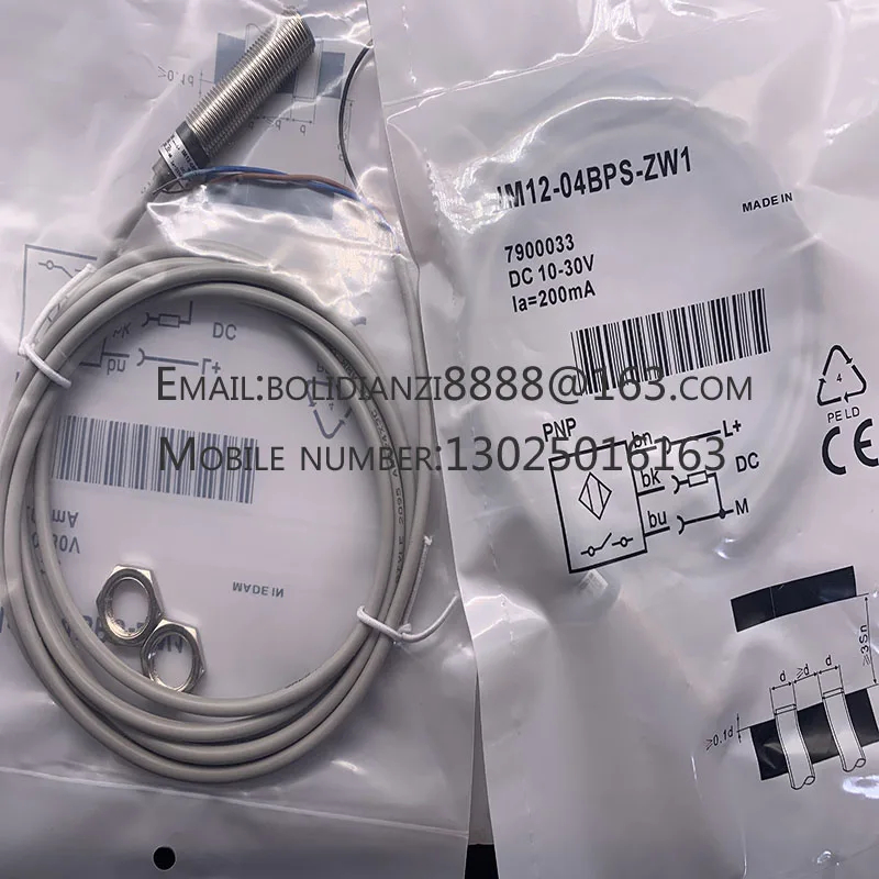 Interruptor do sensor de proximidade IM12-04BPS-ZUB Novo