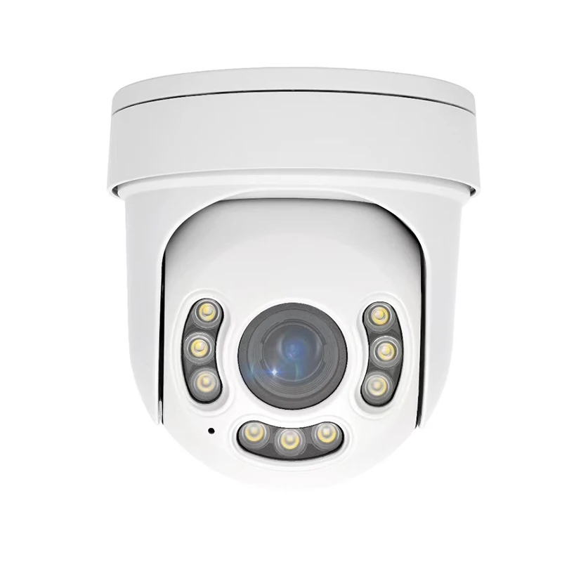 4MP 5MP 8MP Motion Detection Two Way Audio Turret CCTV Security Dome PTZ Network Camera Optical Zoom for Outdoor Monitoring