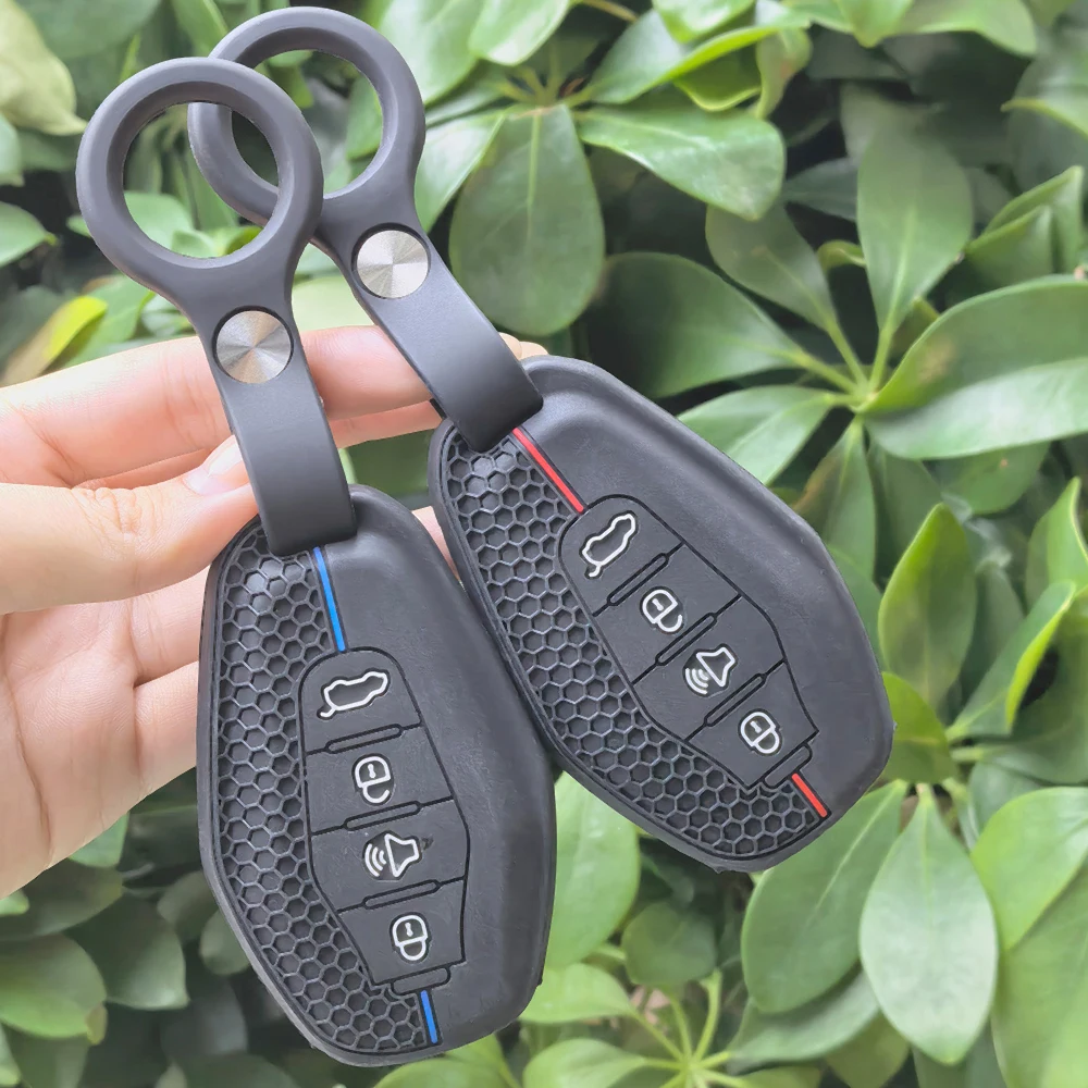 Car Key Case for Chery Jetour X70 X70plus X70M X90 X90plus X95 Plus X95pro L9 Pro Remote Cover Shell Ring Holder Fob Accessories