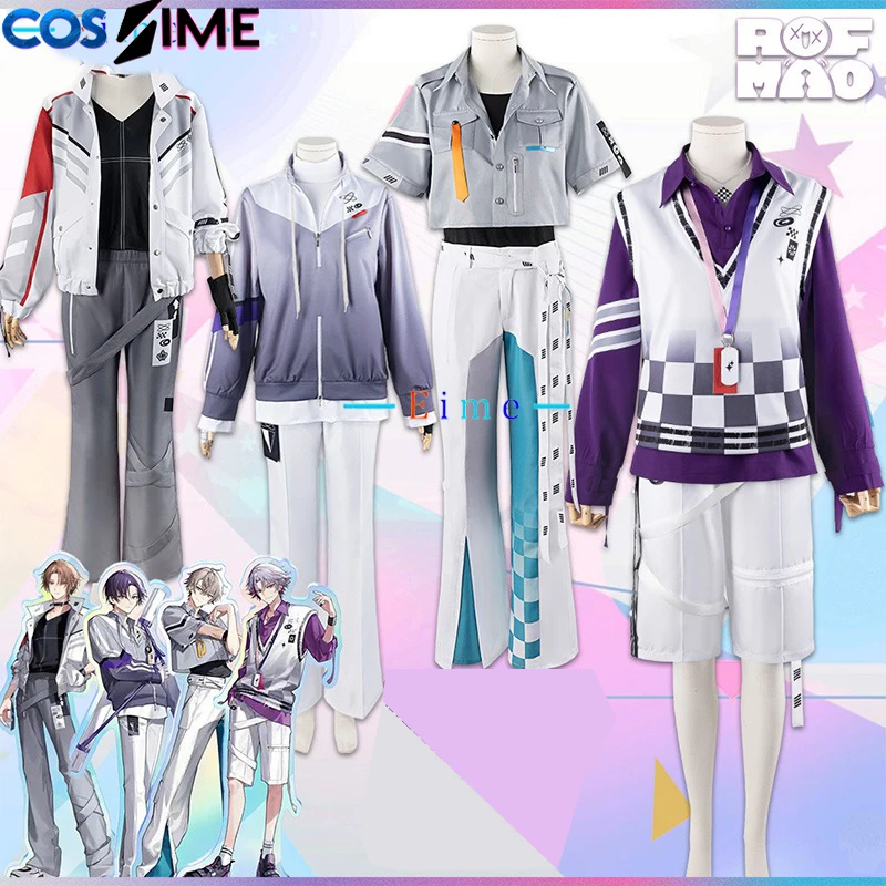 

Костюмы для косплея ROF-MAO - VTuber Kagami Hayato, Fuwa Minato, Kaida Haru, Kenmochi Touya, униформа для Хэллоуина, на заказ
