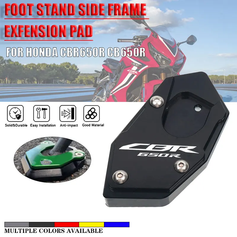 

Bracket Extension Support Plate Enlarged Bracket Motorcycle CNC Bracket Foot Side for Honda CBR650R CB CBR650R CB650R CBR650 R
