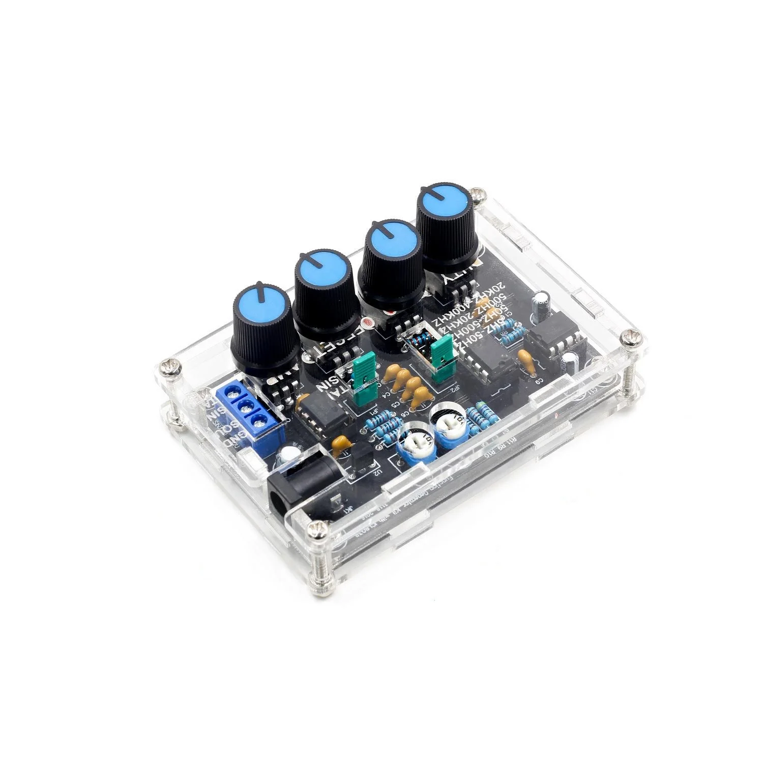 Imagem -04 - Multi-funcional Baixa Freqüência Sinal Gerador Multi Forma de Onda Solda Prática Circuito Eletrônico Experimento Kit Diy Icl8038