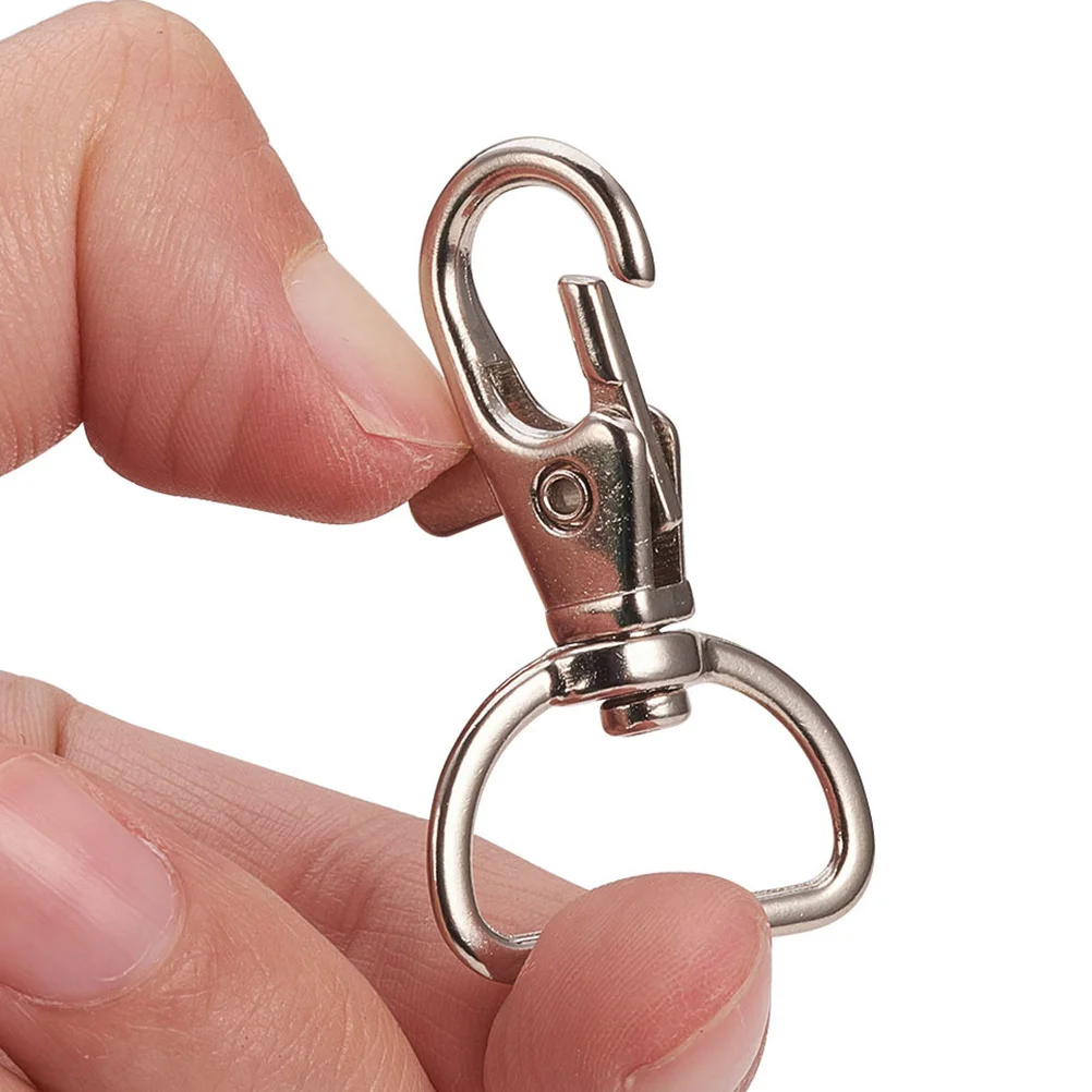 

20Packs Durable Metal Swivel Snap Hooks for Small Dogs Crafts Decorations Beading DIY Tag Clips Tag Clip Swivel Hook for Dog