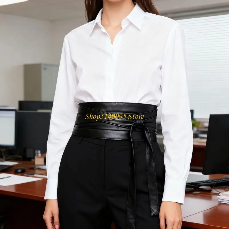 DXAE – ceinture large en PU, durabilité, réglage facile taille, Look élégant