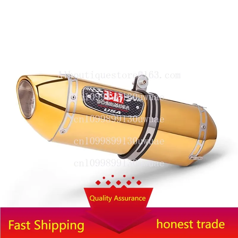 

Universal 51MM Motorcycle Exhaust Silencer High Quality Stainless Steel Yoshimura R77 Exhaust Muffler for Z650 Mt07 Cbr250rr