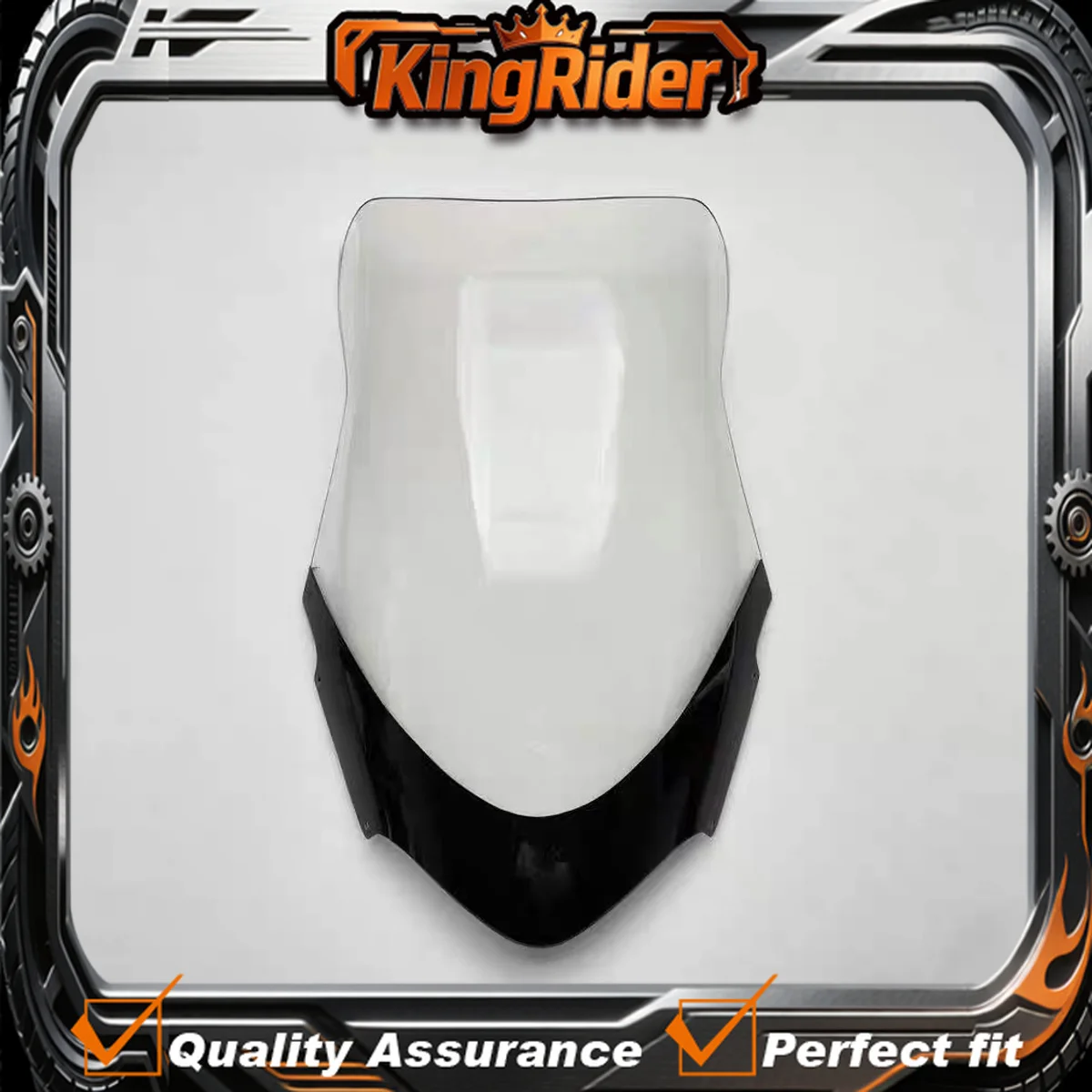 Pare-brise long style Sport Touring pour moto, déflecteur avant compatible avec Yamaha Majesty YP3 YP4 YP5 YP250 YP400 2003-2008