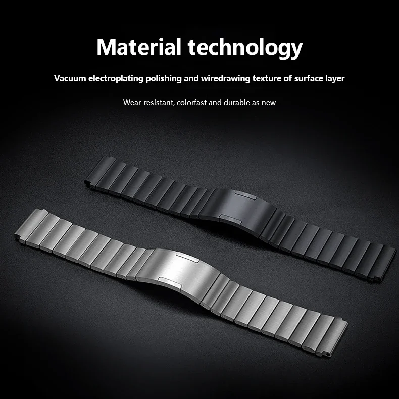 Titanium Metal Band for HUAWEI Watch GT 4 3 Pro 46mm/GT3 GT 2 46mm/GT2 Pro 22mm Wrist Strap Bracelet Watchband Quick Remove Link