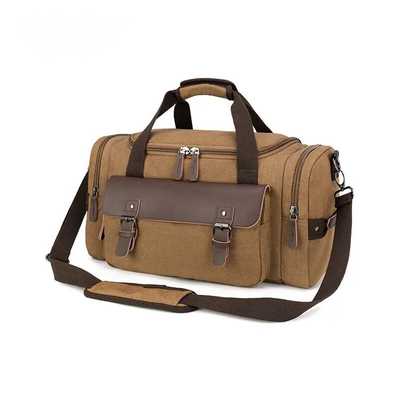 

Студенческая сумка через плечо для багажа, износостойкая суперволоконная большая вместительная парусиновая дорожная функциональная портативная сумка