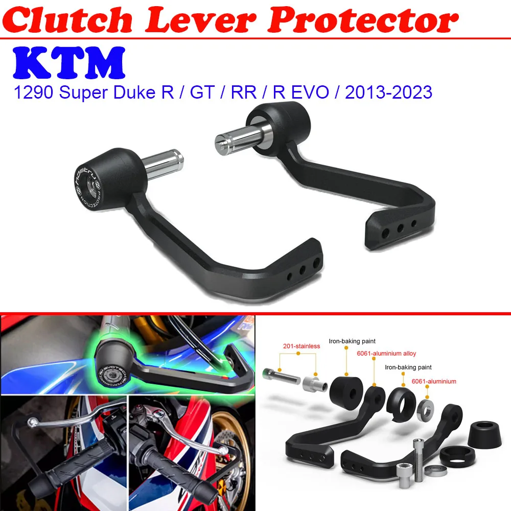 

For KTM 1290 Super Duke R / GT / RR / R EVO / 2013-2023 Brake and Clutch Lever Protector Kit