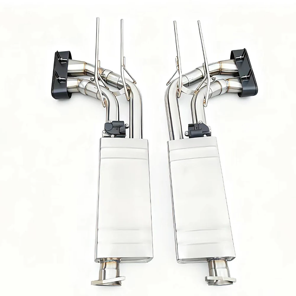 

Выхлопная труба Модифицированная выхлопная труба из нержавеющей стали с интеллектуальным звуком клапана для G63 W463 G-Class (1990-2018)