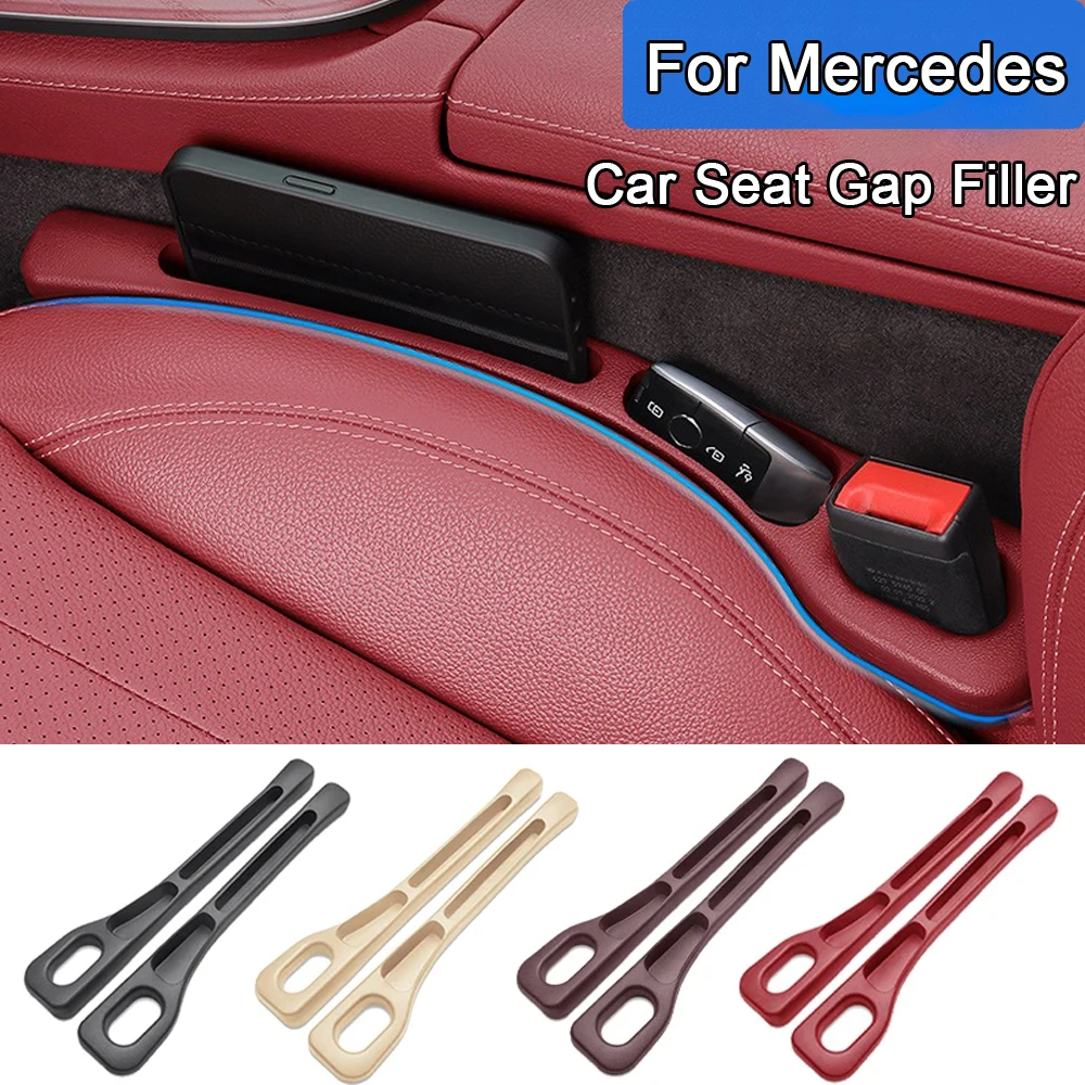 Car Seat Gap Plug Strip Side Seam Leak-proof Gap Filler Storage For Mercedes Benz AMG W205 W211 W204 W212 W213 W203 W176 W221 GL