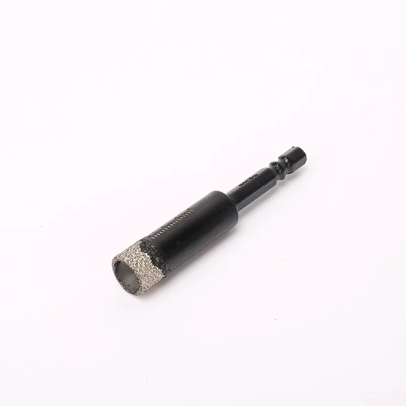 Marble Hexagonal Handle Brazing Tapper Center Positioning Hole Glass Granite Ceramic Dry Drilling Drill Bit