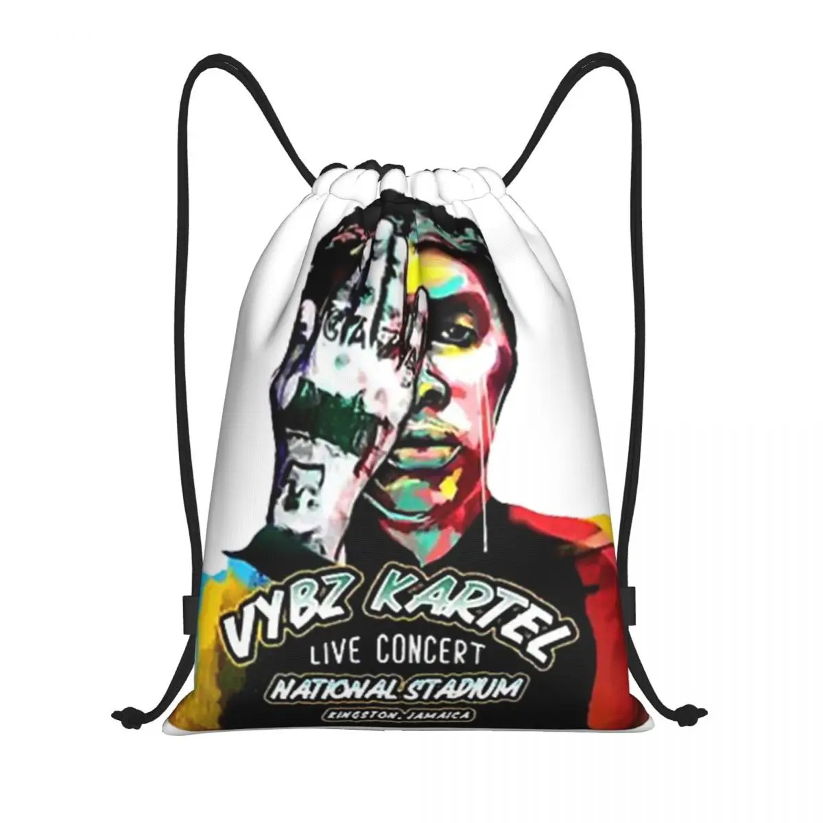 

Рюкзаки A Di Teecha Aka Vybz Kartel Aka World Boss, портативные сумки на шнурке, сумки для хранения, сумки для книг для мужчин, женщин, студентов