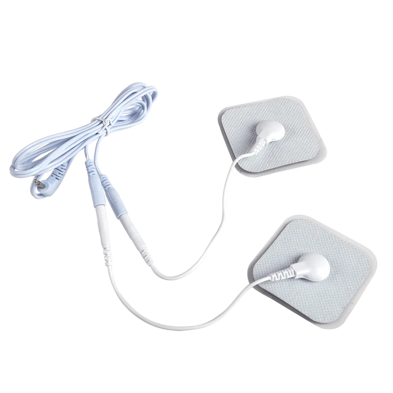 Chumbo fio adaptadores para massageador máquina uso ferramenta, cabos curtos, eletrodos fios, DC cabeça, 2mm snap, 3.5mm plug, 5 pcs, 10pcs