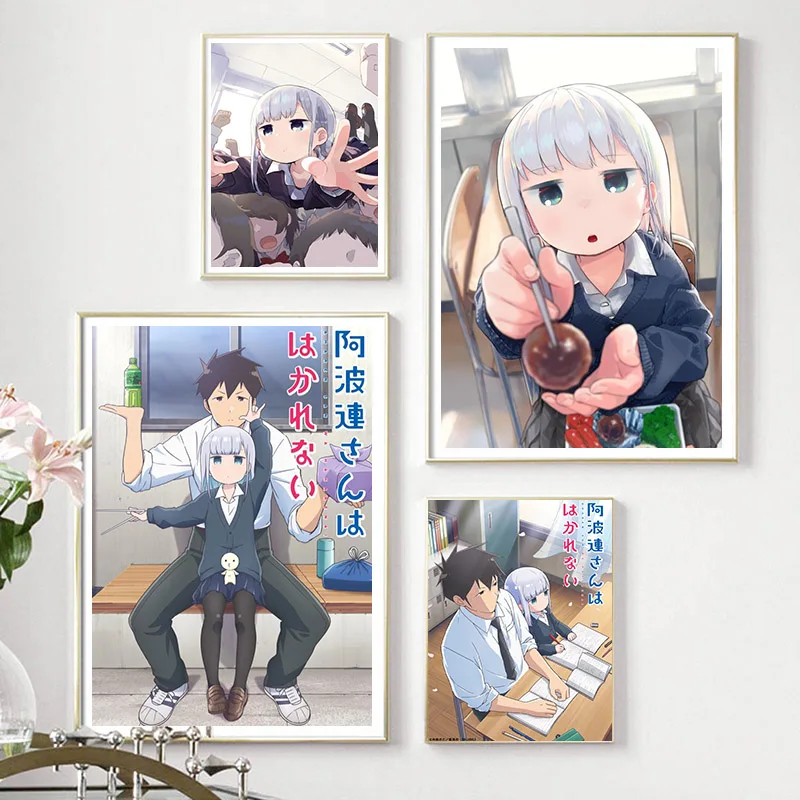 Aharen-san wa Hakarenai póster de pared para sala de estar Póster Artístico decoración tela satinada colores brillantes sin marco pared impresa Morden