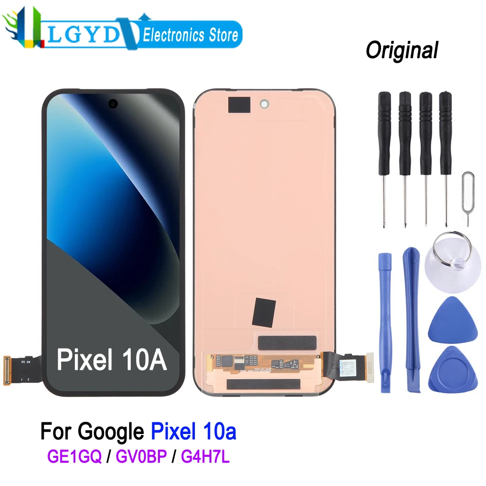 

10A 120Hz OLED LCD Screen For Google Pixel 10a / GE1GQ GV0BP G4H7L Phone LCD Display Touch Screen Repair Replacement Spare Part