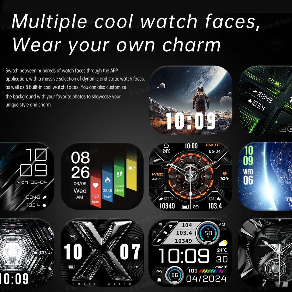 Original Men Smart Watch With Flashlight Bluetooth Call Outdoor Smart Watch Clock 3ATM IP68 Waterproof Sports Smart Watch Women