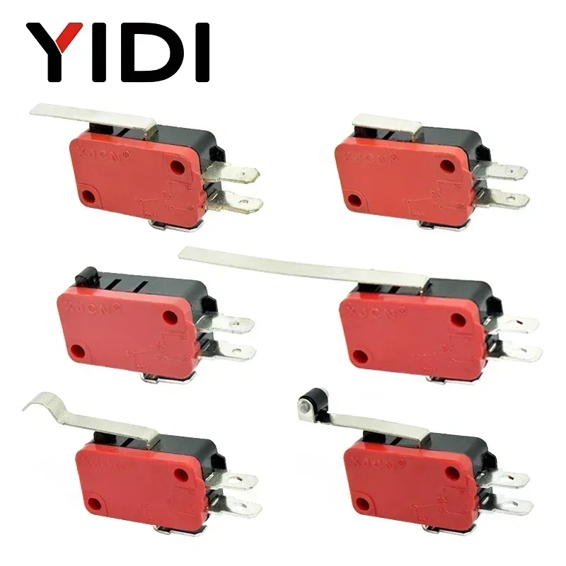 V-15 V-151 V-152 V-153 V-154 V-155 V-156-1C25 Mikroprzełącznik SPDT Chwilowy mini mikroprzełącznik krańcowy 1NO1NC Ramię dźwigni rolkowej
