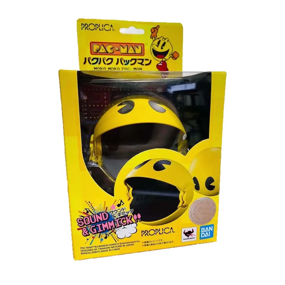 BANDAI Proplica Pac-Man Anime Game Action Figures Pacman Game Image 40th Anniversary Edition Sound Gimmick Collections Kids Toys