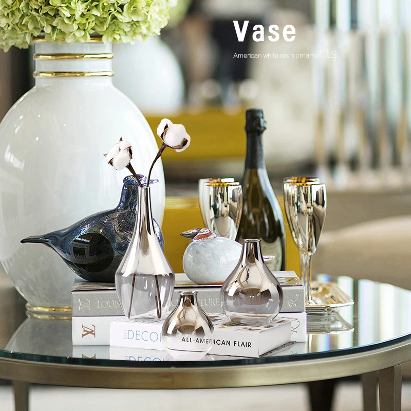 

Nordic Vase Décoration Table Mariage Girl Flower Pot DIY Terrarium Hydroponic Container Creative Living Room Decoration