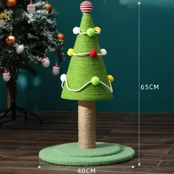 Christmas Tree Cat Crawl Cat Scratcher Board Bed Climbing Frame Tree Climb Toys for Cats House Design Claws Care Pet Scratching