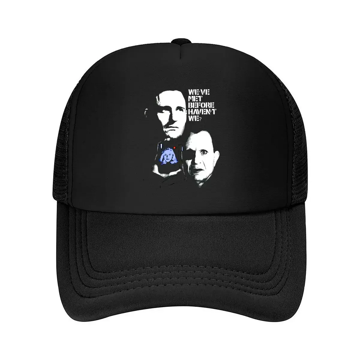 New We've Been Before We Haven't abstract - and  possibly philosophical  themed graphic for an artisti Mesh Baseball Cap