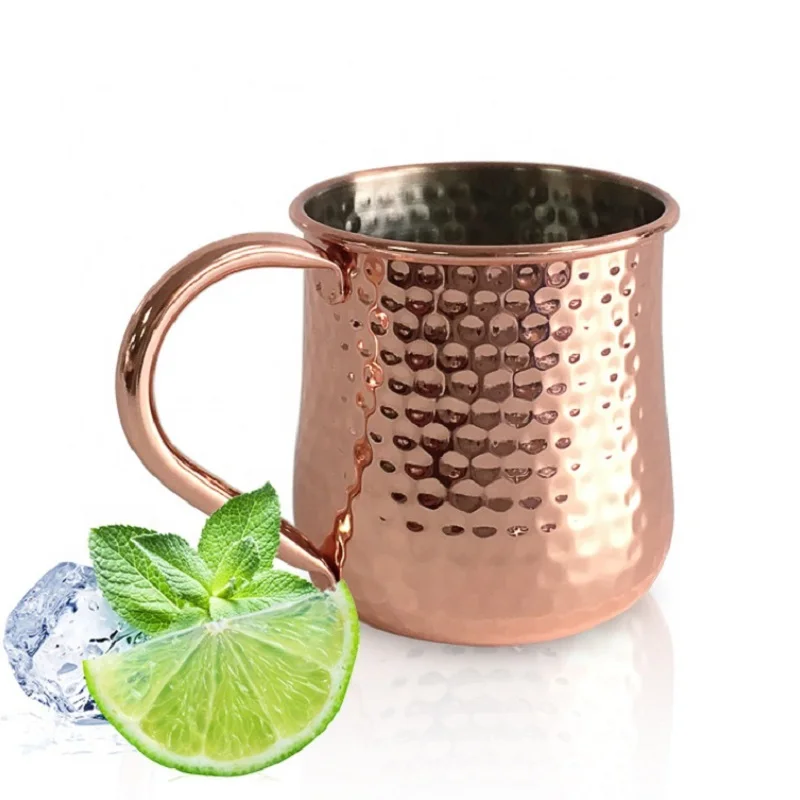 500 مللي 304 الفولاذ المقاوم للصدأ نادل أكواب كوكتيل موسكو البغل أكواب المطرقة نقطة أدوات البار للمنزل حفلة كوب للبيرة أداة البار