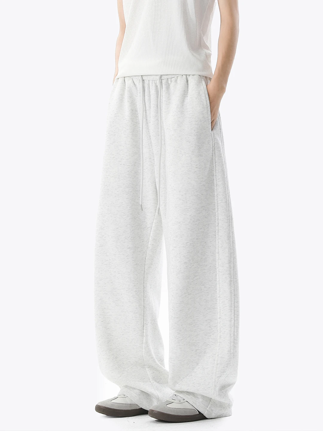 

Ey Тяжелые спортивные штаны с изогнутыми лезвиями, мужские свободные драпированные длинные брюки Spor, американские модные повседневные брюки с широкими штанинами