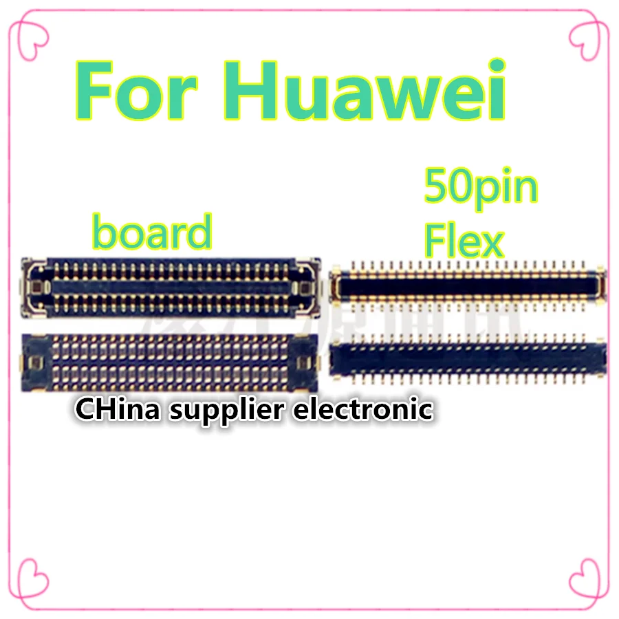 

For Huawei P60 P60Pro art tail plug small board connection seat on motherboard Flex 50pin inline seat buckle