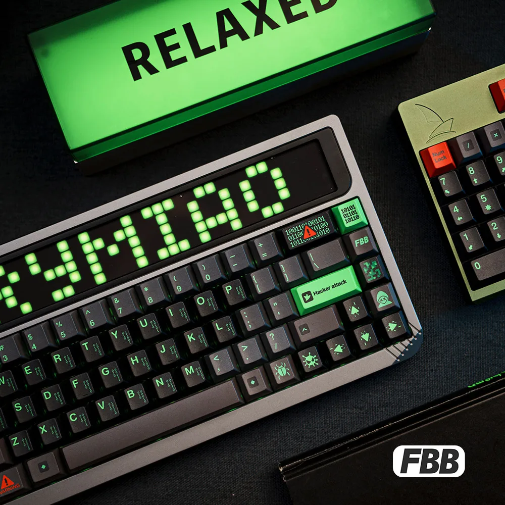 fbb-original-keycap-hacker-sublimacion-de-cinco-lados-pbt-teclado-mecanico-personalizado-eje-magnetico-negro-diy