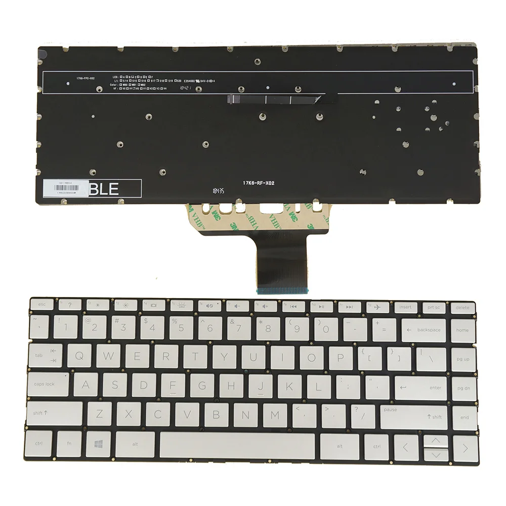 Keyboard For HP Envy 13-ag000 13-ah0000 13t-ah100 13t-ah000 13-aq0000 13t-aq0000 13-ar0000 Backlit US Hebrew Hungarian Swiss CH