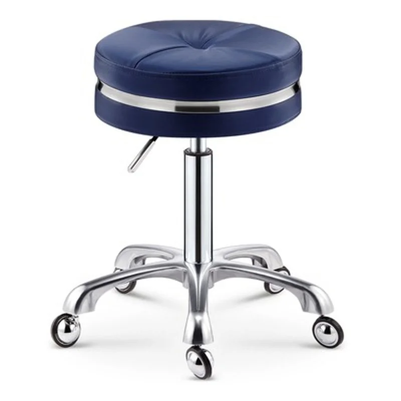 Stainless Steel Brushed Lifting Stool Explosion-proof Stool Barber Chair Bench Hairdressing Salon Rotating Stool Master Chair
