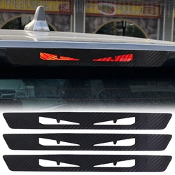 High Mounted Brake Light Sticker Car Taillight Stickers Carbon Fiber Angry Eyes Brake lamp Projection Board Decorative Sticker