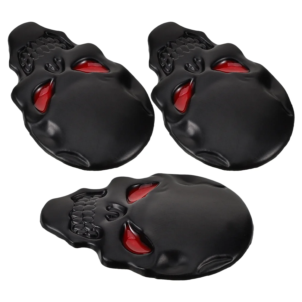 

Car Personality Modification Emblems Metal Sticker Cell Phone Zinc Alloy Skull Stickers